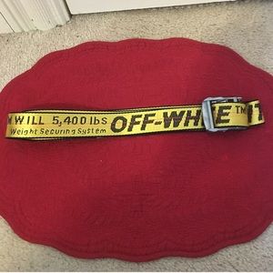 NWOT Off-White Metal Industrial Belt Unisex OS